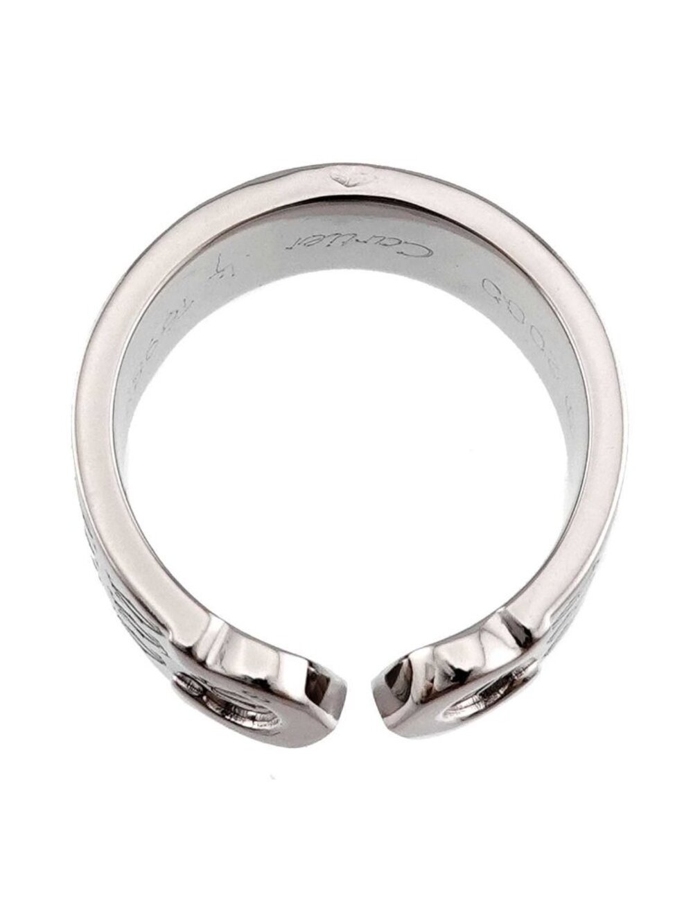 Cartier C2 49 Ring 18k WG White Gold 750 2C Christmas Limited 2C - Picture 7 of 10